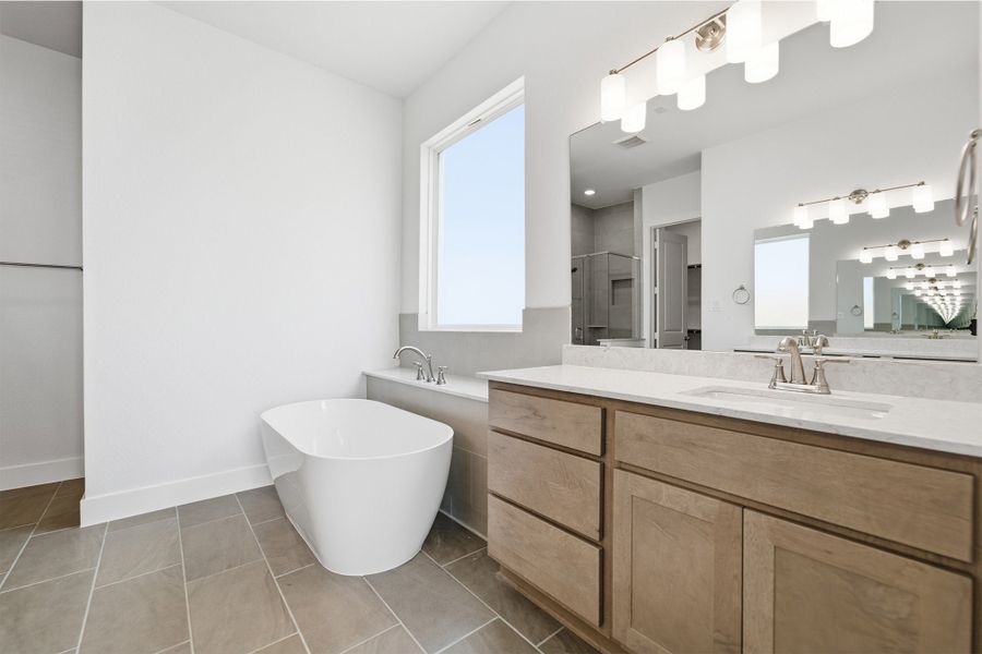 Furnished interior view inside a new home in Sunfield, Buda (Image 12). Furnished interior view inside a new home in Sunfield, Buda (Image 12).