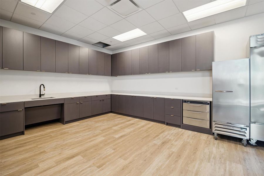 Residences catering kitchen.