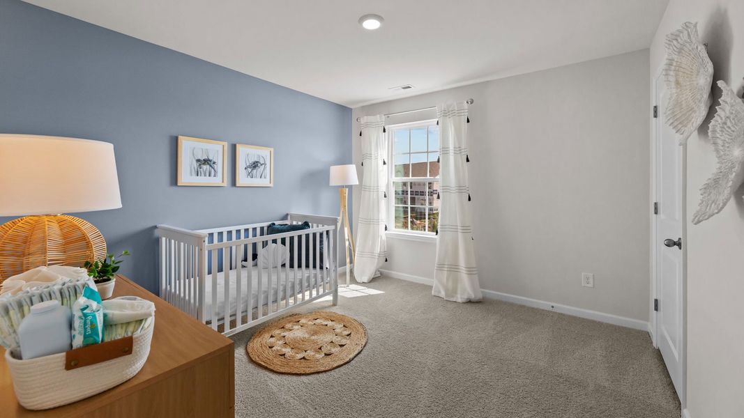 Furnished interior view inside a new home in Ridgewood Farms, Winterville (Image 23).