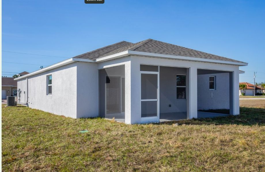 Exterior details and patio area of a home in Cape Coral, Cape Coral (Image 3).