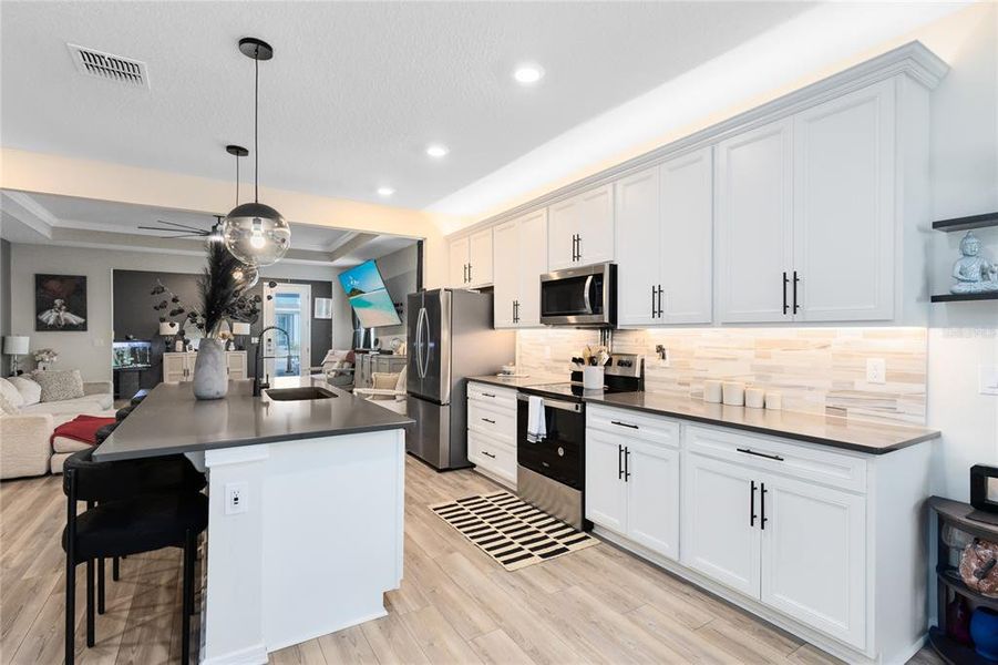 Furnished interior view inside a new home in Weslyn Park, St. Cloud (Image 8). Furnished interior view inside a new home in Weslyn Park, St. Cloud (Image 8).