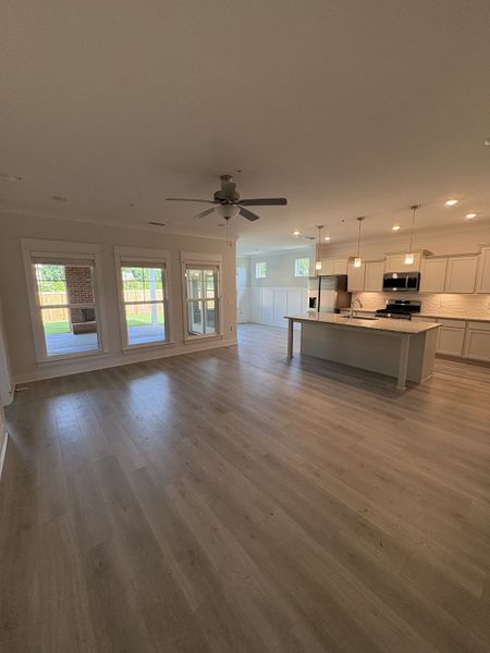 Open Floor Plan: Great Room, Kitchen, and Dining. Open Floor Plan: Great Room, Kitchen, and Dining.