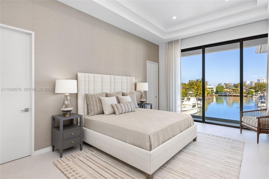 Furnished interior view inside a new home in , Fort Lauderdale (Image 38).