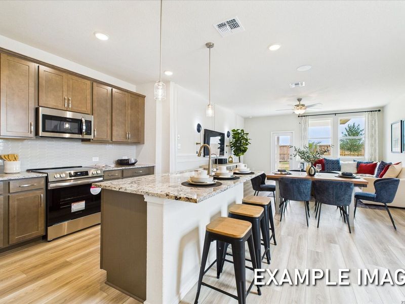 Furnished interior view inside a new home in Agave, San Antonio (Image 19).