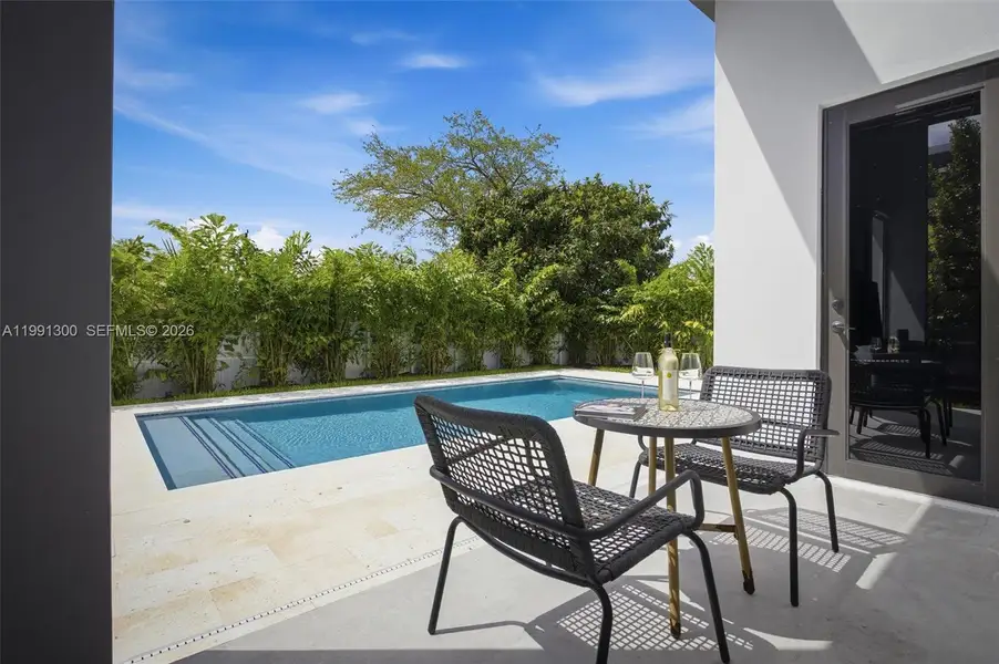 Exterior details and patio area of a home in , Miami (Image 24).
