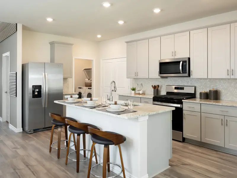Furnished interior view inside a new home in Eastridge - Spring Series, McKinney (Image 4).