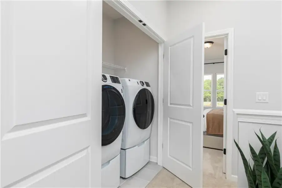 Furnished interior view inside a new home in , Powder Springs (Image 15).