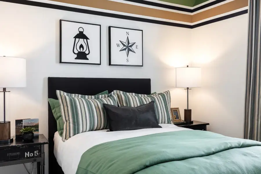 Representative Secondary Bedroom - some options shown