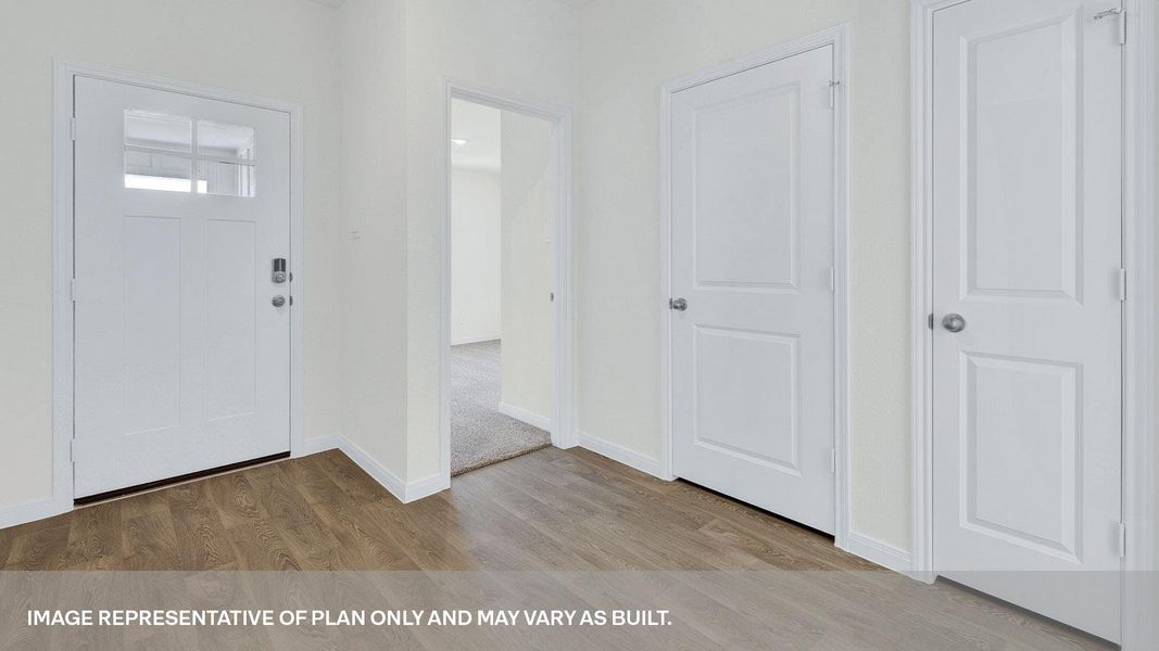 Spacious, unfurnished interior of a new home in Paramount, Kyle (Image 21).