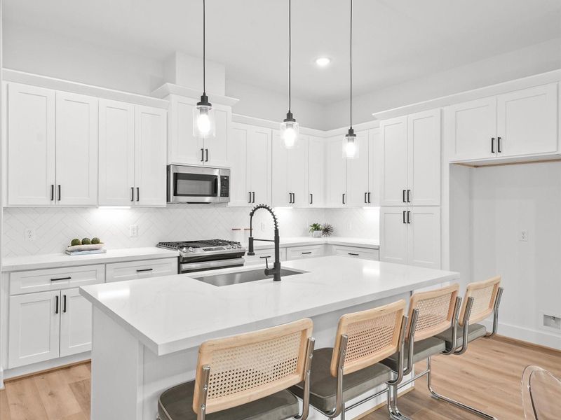 Furnished interior view inside a new home in , Houston (Image 7). Furnished interior view inside a new home in , Houston (Image 7).