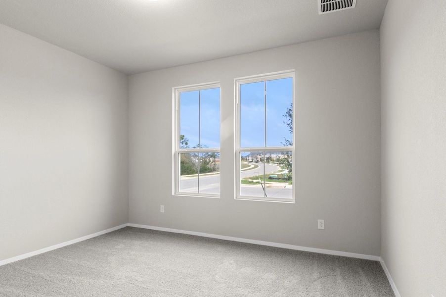 Spacious, unfurnished interior of a new home in Oaks at San Gabriel, Georgetown (Image 35).
