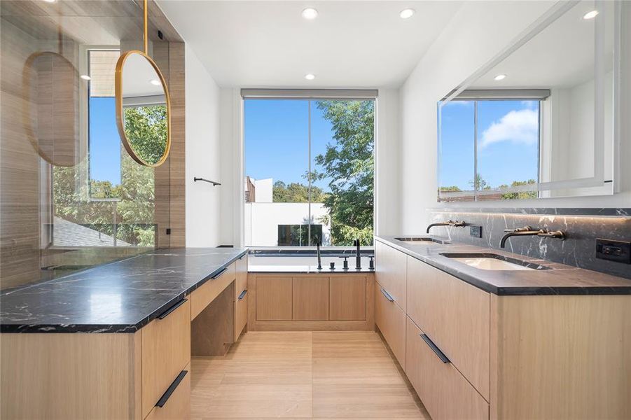 Furnished interior view inside a new home in , Dallas (Image 6).
