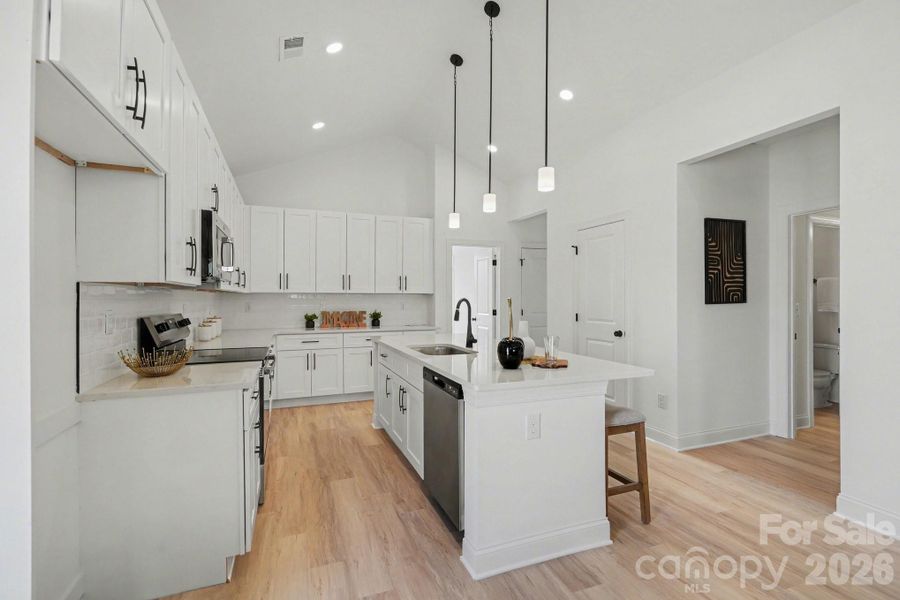 Furnished interior view inside a new home in , Kannapolis (Image 6). Furnished interior view inside a new home in , Kannapolis (Image 6).