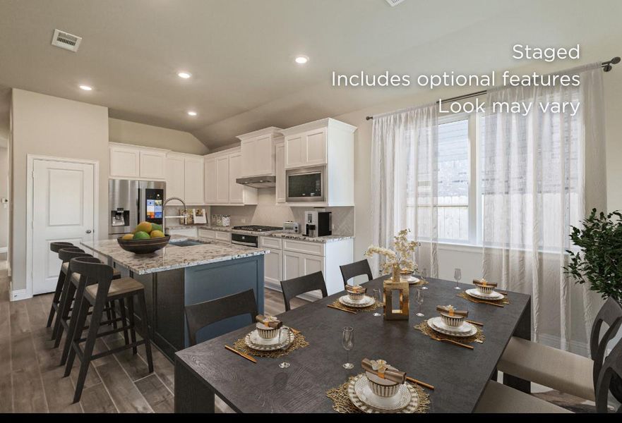 Furnished interior view inside a new home in WILDTREE 40', Montgomery (Image 4).