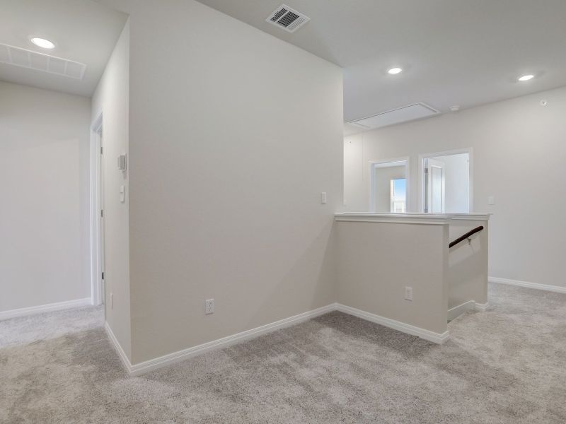Make the home your own with the upstairs loft space.