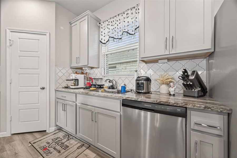 Furnished interior view inside a new home in Sunterra, Katy (Image 5).