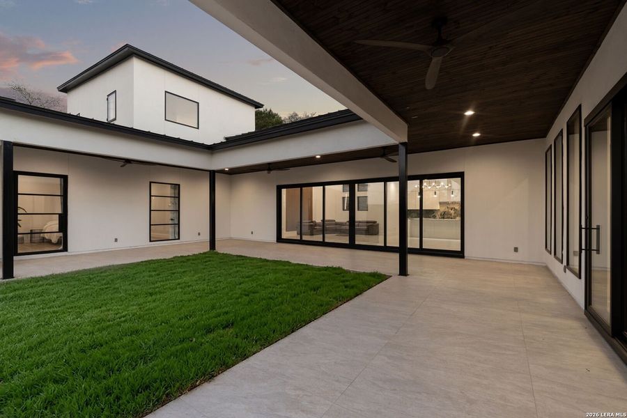 Exterior details and patio area of a home in , San Antonio (Image 31).
