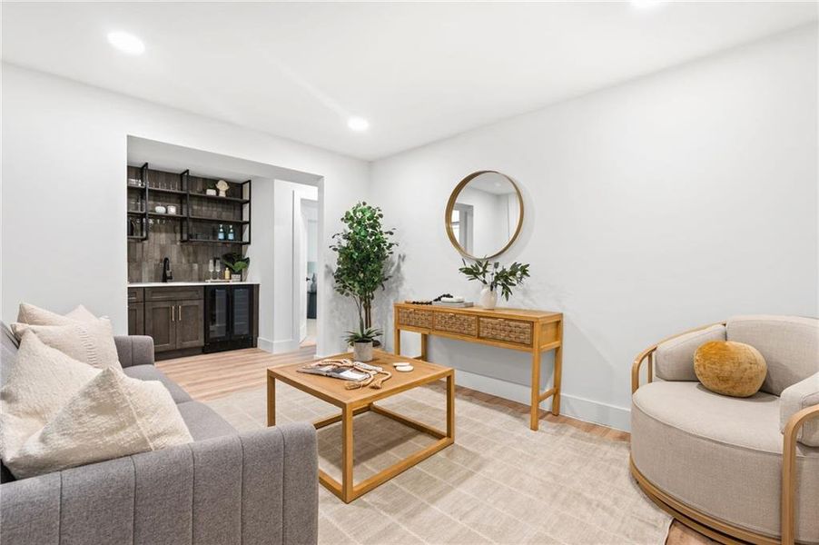 Furnished interior view inside a new home in , Alpharetta (Image 58).