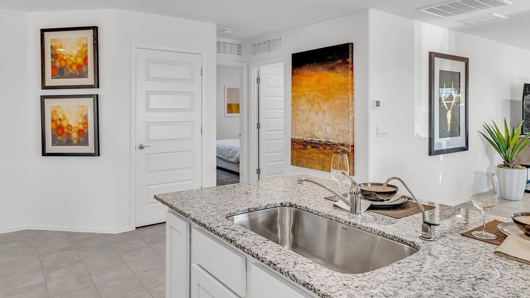 Furnished interior view inside a new home in Senita Crossing, Tucson (Image 11).