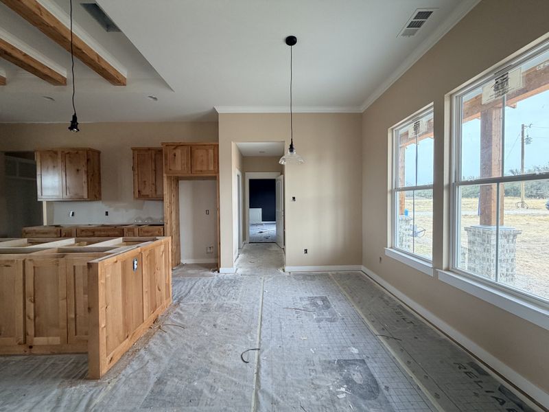 In-progress construction of a new home in Oak Water Ranch, Granbury, TX (Image 12).