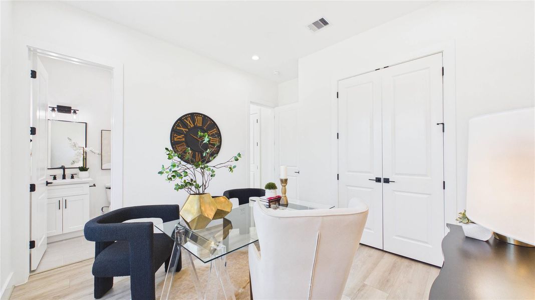 Furnished interior view inside a new home in , Houston (Image 15). Furnished interior view inside a new home in , Houston (Image 15).