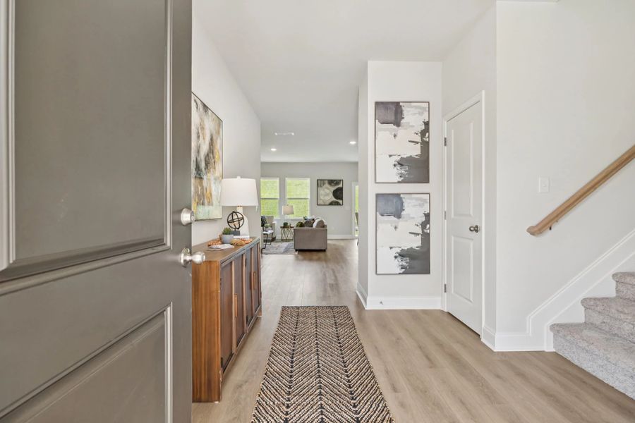 Furnished interior in a model home at Cades Bluff in Lebanon (Image 13).