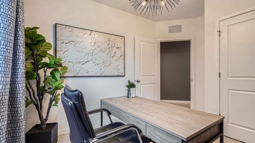Representative furnished interior of a home built from the Topaz by D.R. Horton in Ashwood Cove, Lake Worth (Image 24).