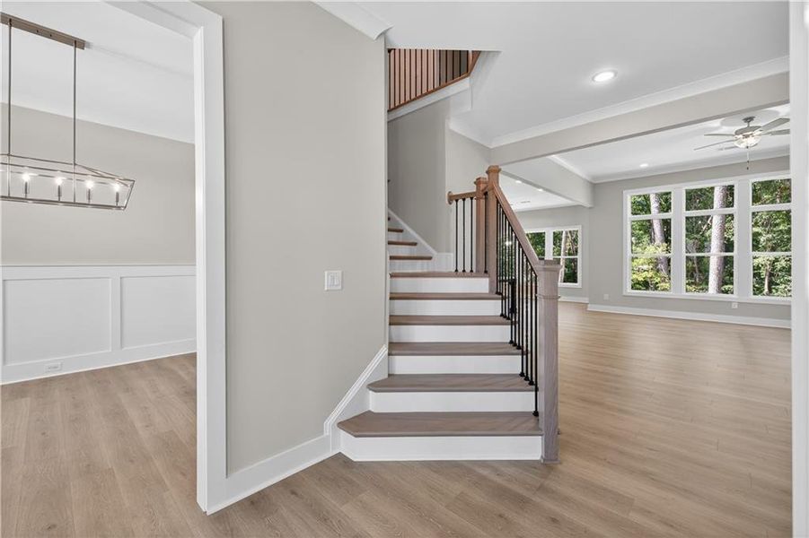 Furnished interior view inside a new home in , Cumming (Image 20). Furnished interior view inside a new home in , Cumming (Image 20).