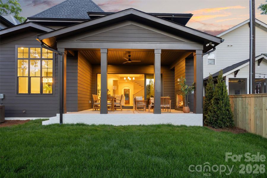 Exterior details and patio area of a home in , Charlotte (Image 31).