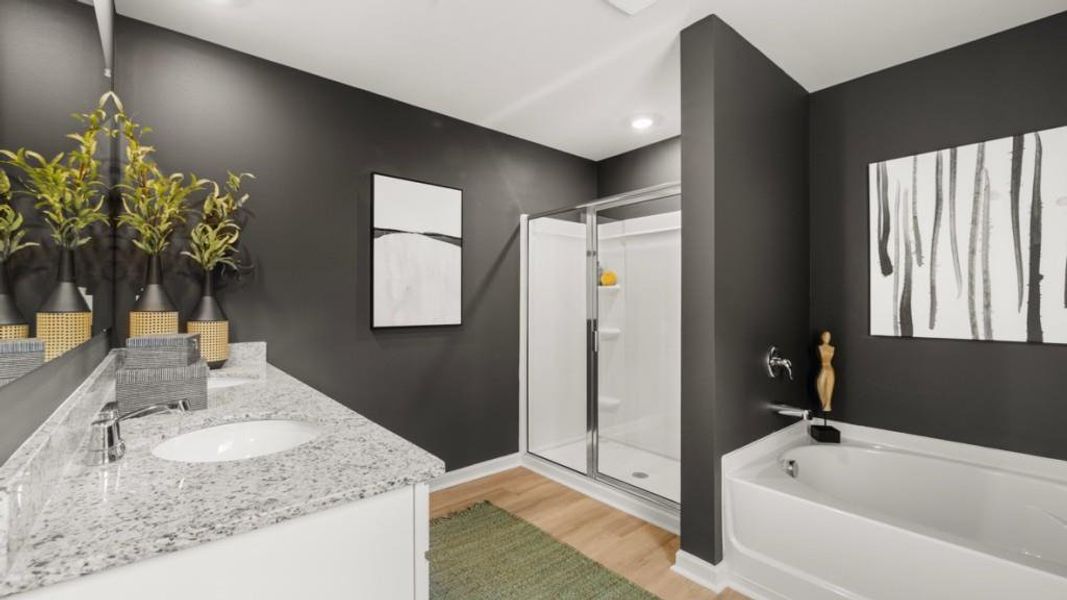 Furnished interior view inside a new home in Creekview, Atlanta (Image 11).