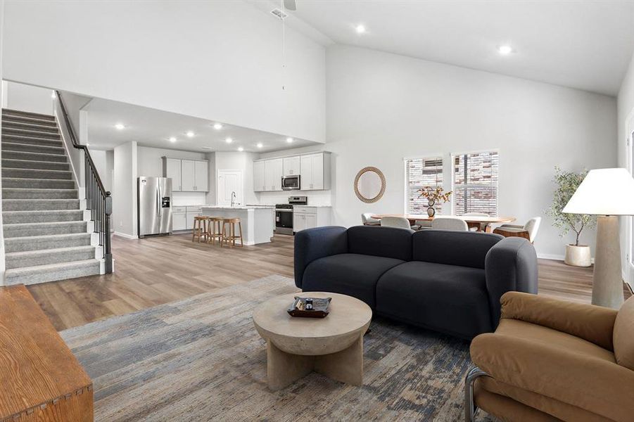 Photo is not of the actual home, but is an inspirational photo of builder’s model home and may depict options, furnishings, and/or decorator features that are not included.