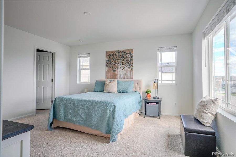 Furnished interior view inside a new home in , Monument (Image 9).