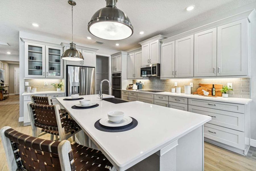 Furnished interior view inside a new home in Pinecone Reserve, Brooksville (Image 14).