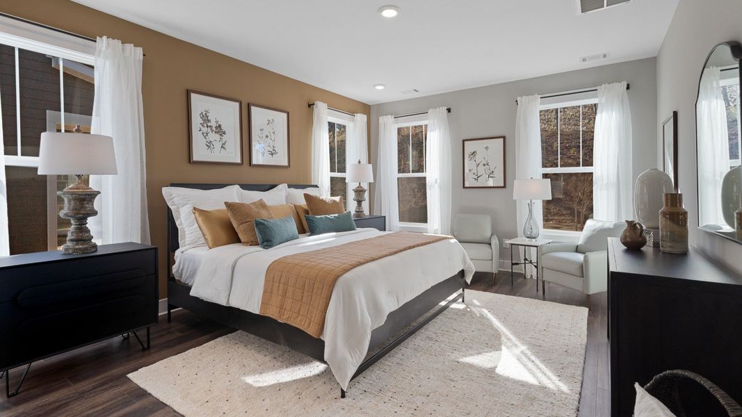 Representative furnished interior of a home built from the Cooper 3 by DRB Homes in Iris Meadows, Moore (Image 12).