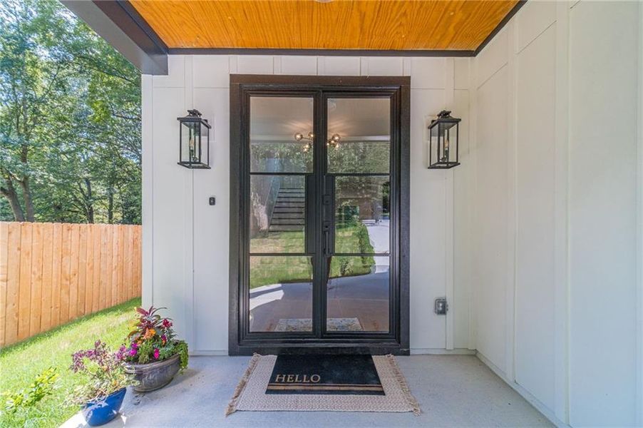 Exterior details and patio area of a home in , Hoschton (Image 3).