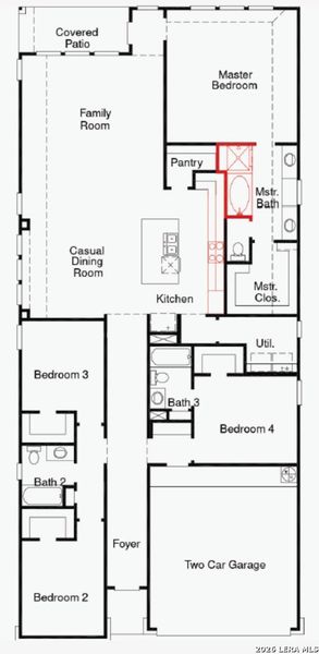 2D floor plan layout of this home in Sunflower Ridge, New Braunfels, TX (Image 2). 2D floor plan layout of this home in Sunflower Ridge, New Braunfels, TX (Image 2).