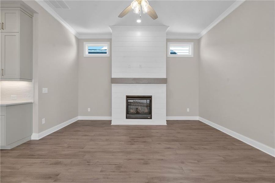 Spacious, unfurnished interior of a new home in Promenade at Sawnee Village, Cumming (Image 16).