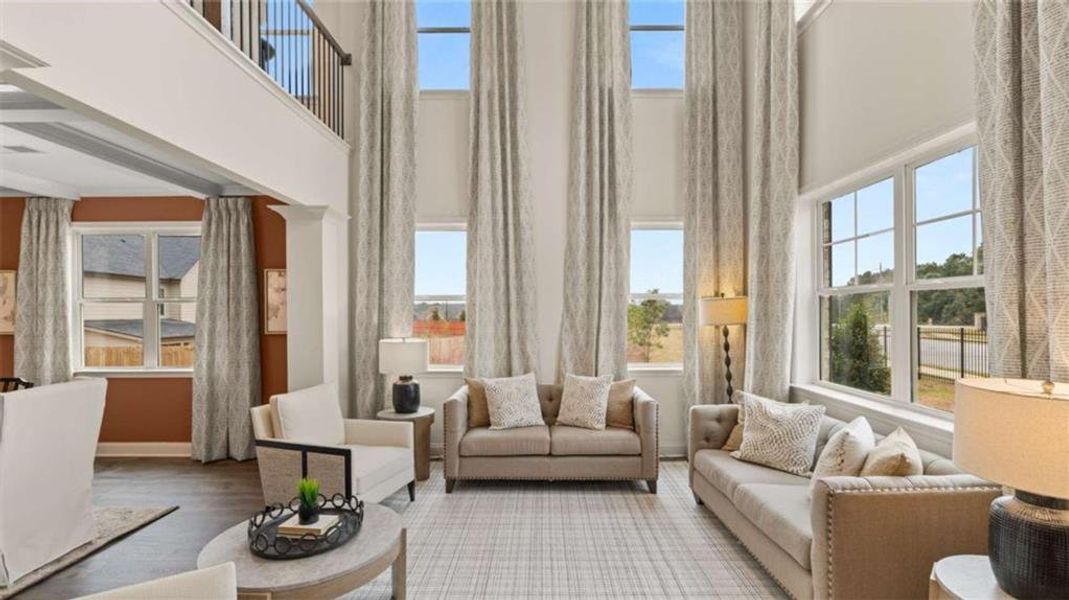 Furnished interior view inside a new home in The Gates at Pates Creek, Hampton (Image 22).