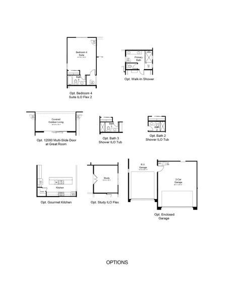 2D floor plan layout of this home in Salero Journey, Phoenix, AZ (Image 4).