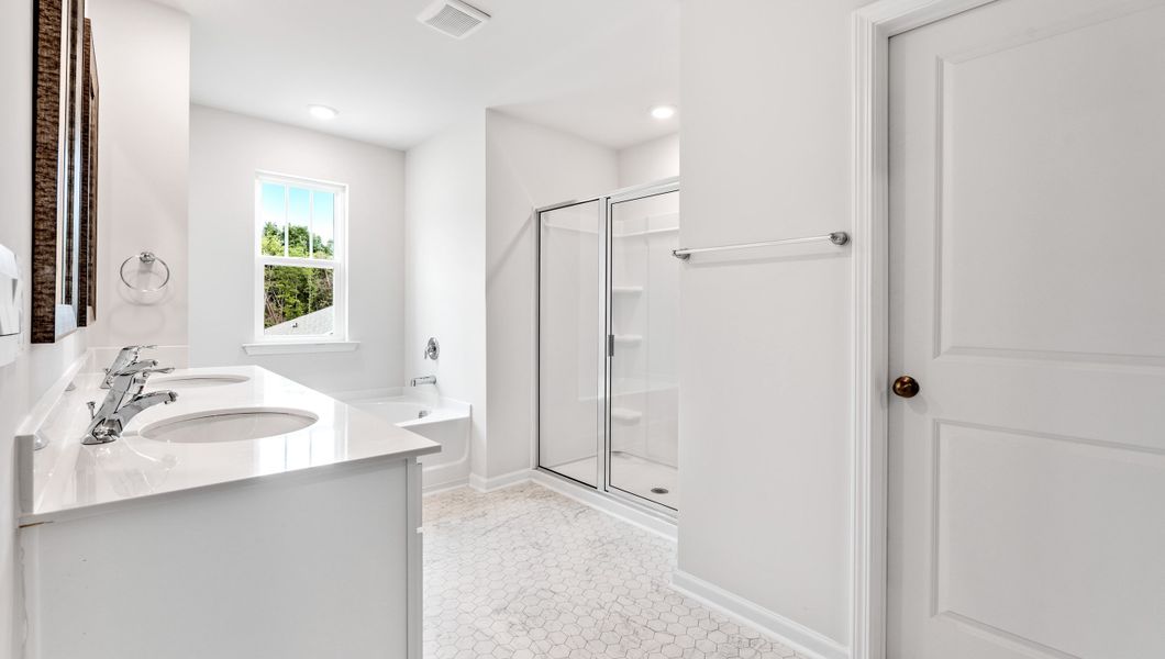 Furnished interior view inside a new home in Lakestone, Woodruff (Image 17).