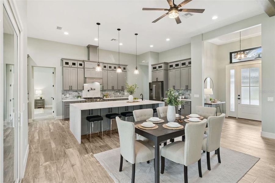 Furnished interior view inside a new home in , Winter Haven (Image 38). Furnished interior view inside a new home in , Winter Haven (Image 38).