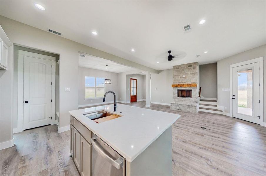 Furnished interior view inside a new home in , Wills Point (Image 8).