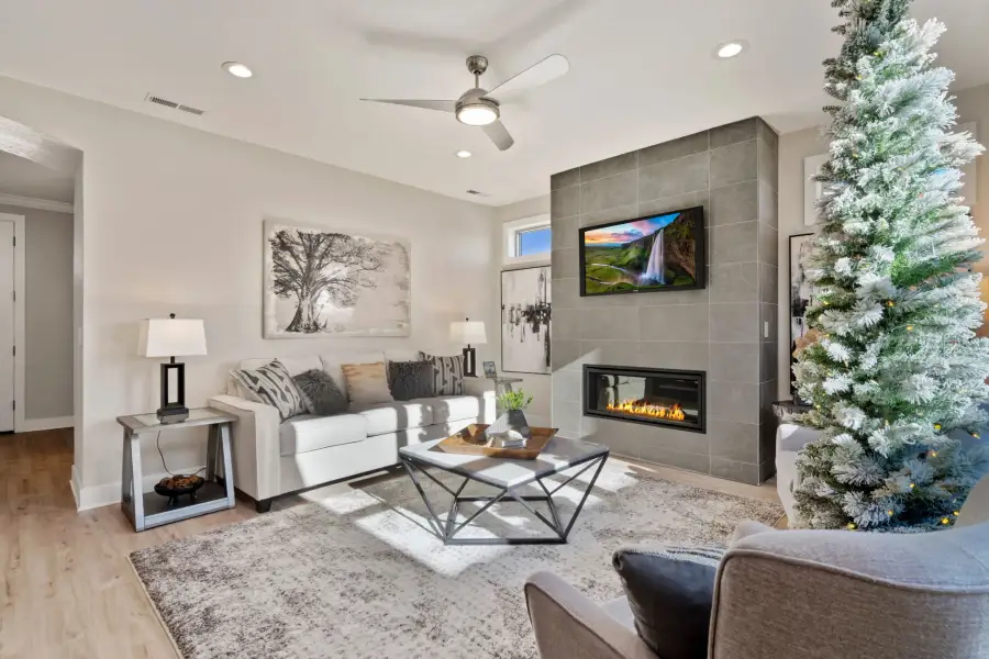 Furnished interior view inside a new home in The Courtyards at Lupton Village, Fort Lupton (Image 38).
