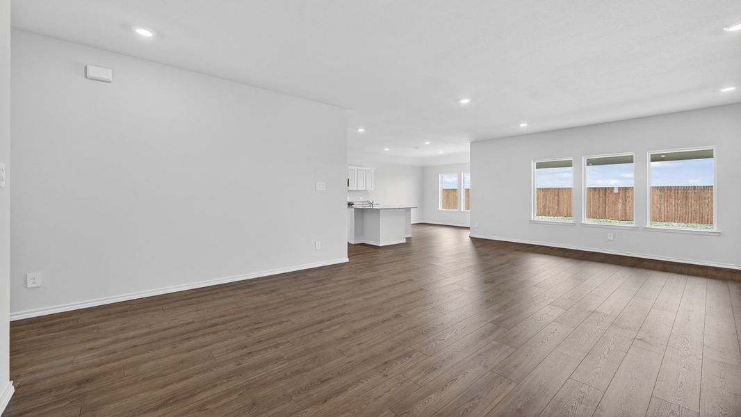 Representative unfurnished interior of a home built from the Fiedor by D.R. Horton in Windrose, Pilot Point (Image 9). Representative unfurnished interior of a home built from the Fiedor by D.R. Horton in Windrose, Pilot Point (Image 9).