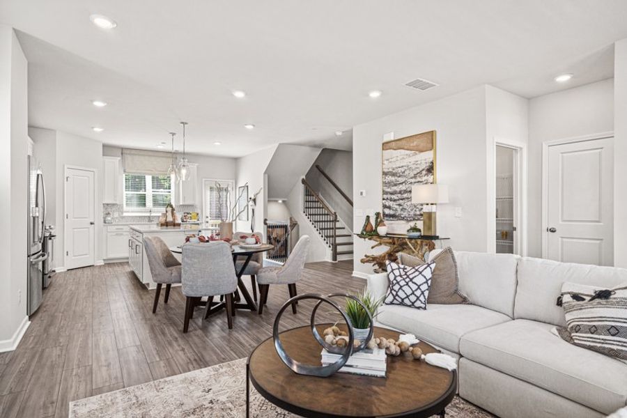 Furnished interior view inside a new home in Rosewood Farm, Lawrenceville (Image 15).