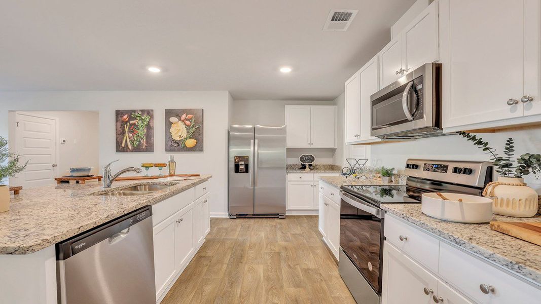 Furnished interior view inside a new home in The Retreat at East Argent, Ridgeland (Image 4).