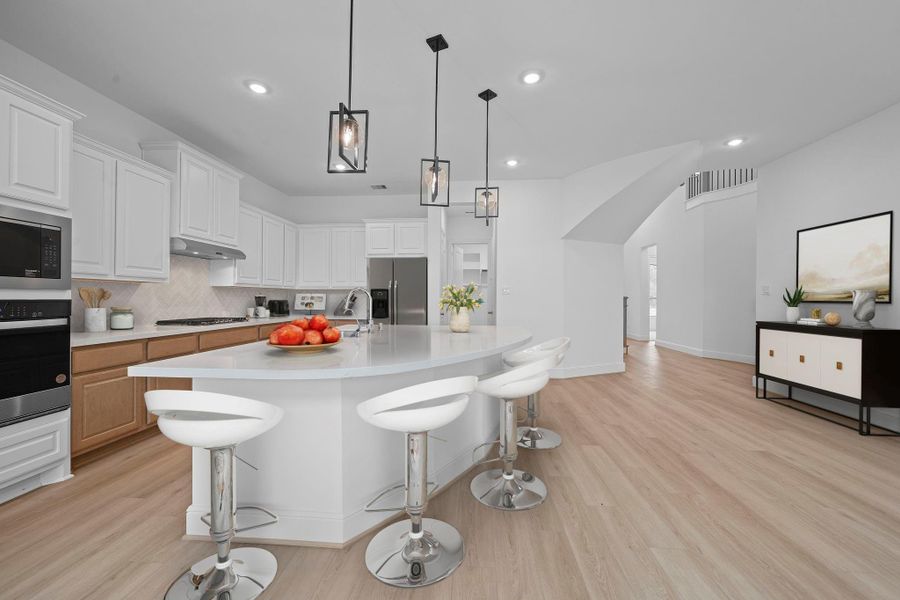 Furnished interior view inside a new home in Colton, Todd Mission (Image 5). Furnished interior view inside a new home in Colton, Todd Mission (Image 5).