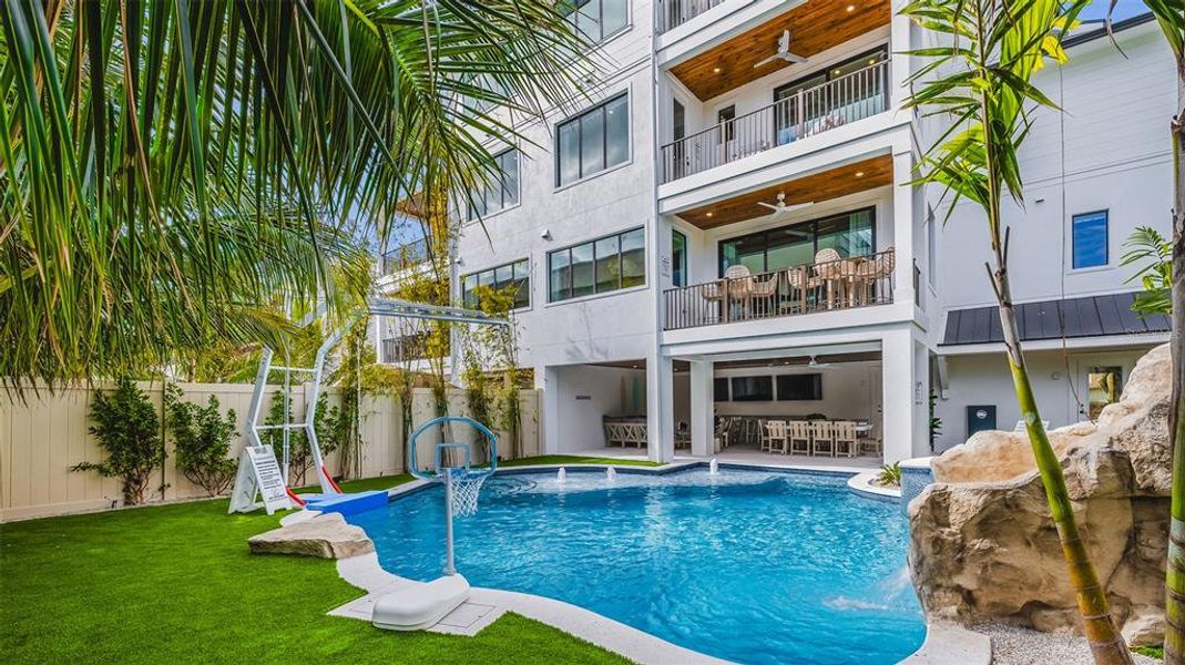 Exterior details and patio area of a home in , Sarasota (Image 32).