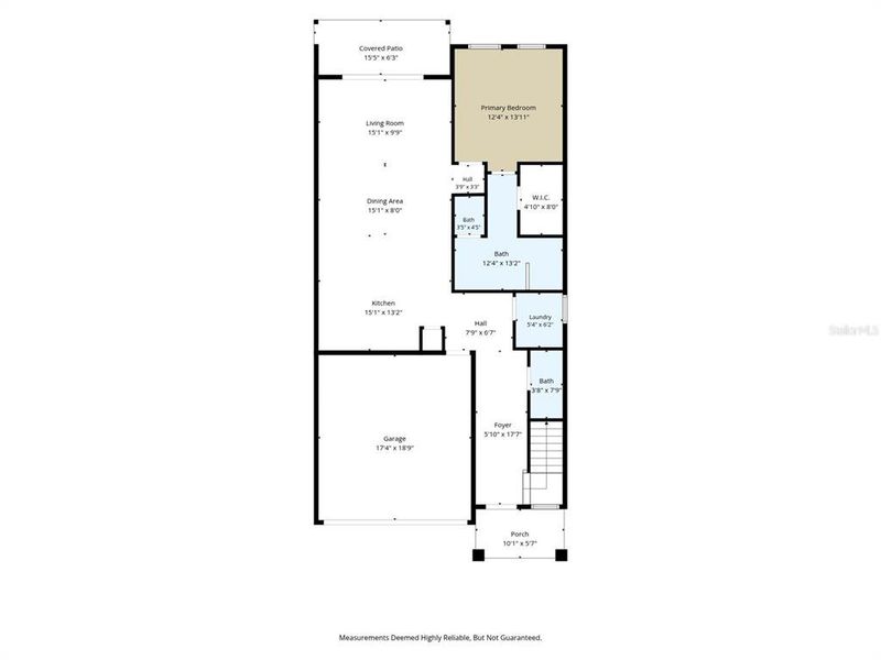 2D floor plan layout of this home in , Clearwater, FL (Image 5).
