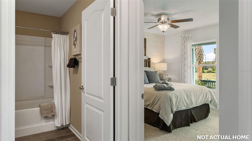 Furnished interior view inside a new home in Sawmill Branch, Palm Coast (Image 9).